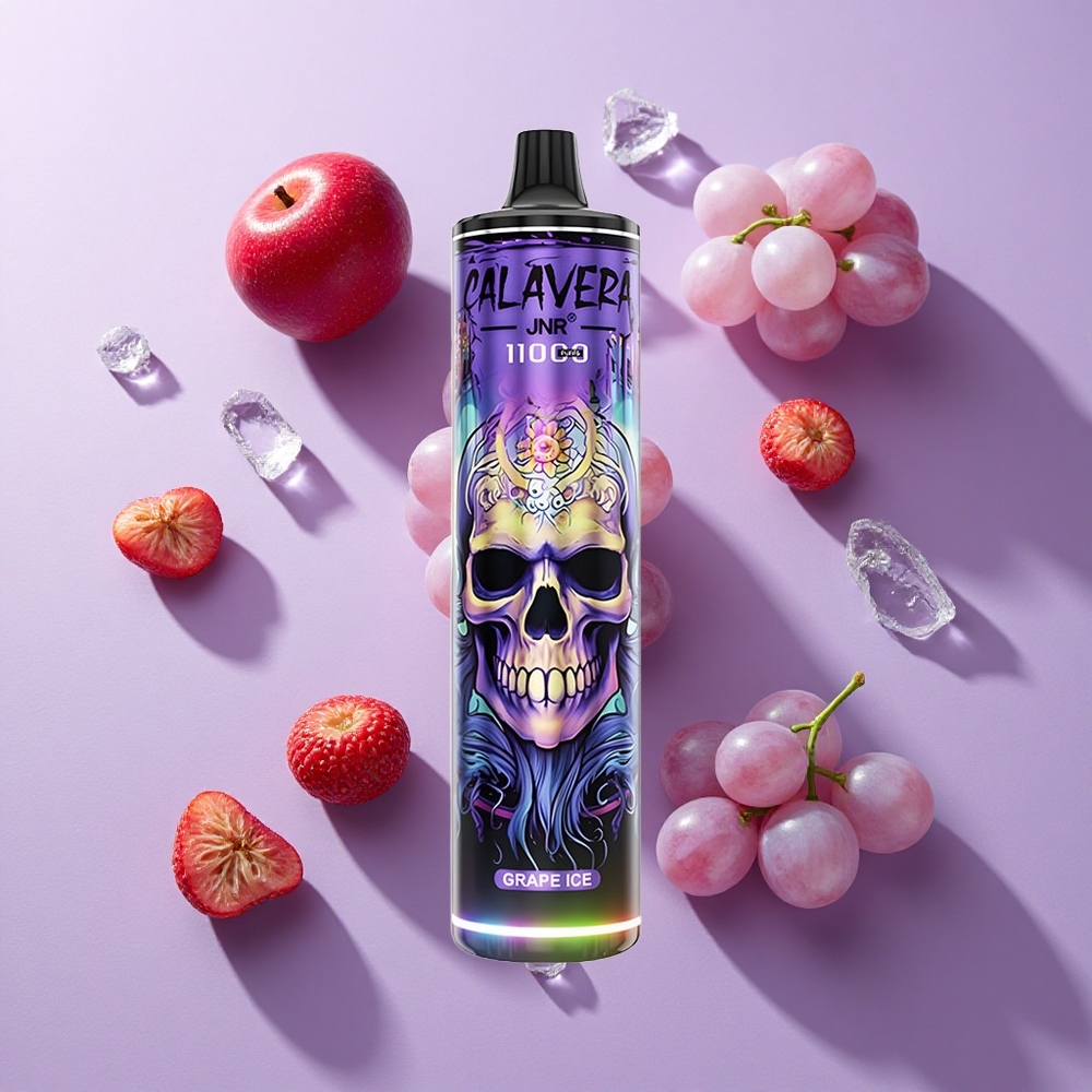 JNR Calavera 11000 Puffs Disposable Vape Grape Ice 850mAh 21ml