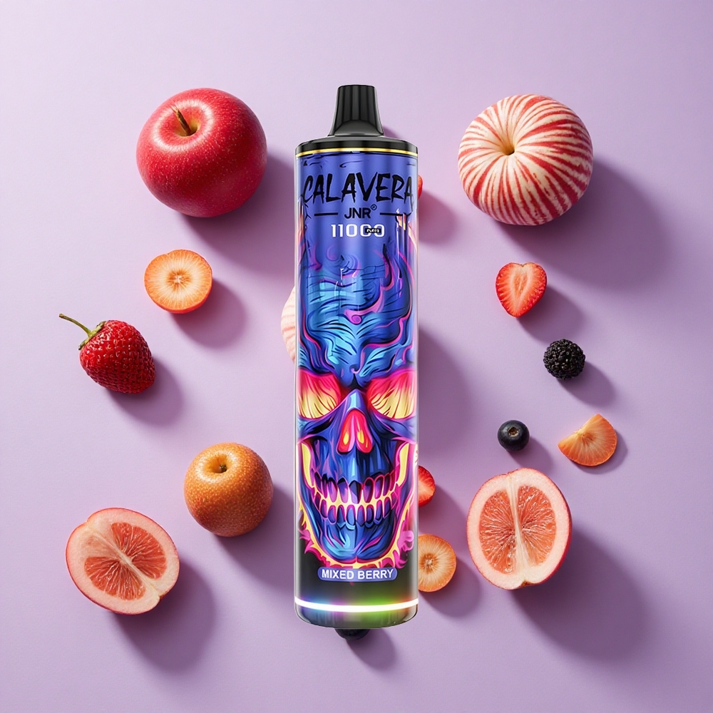 JNR Calavera 11000 Puffs Disposable Vape Mesh Coil Mixed Berry