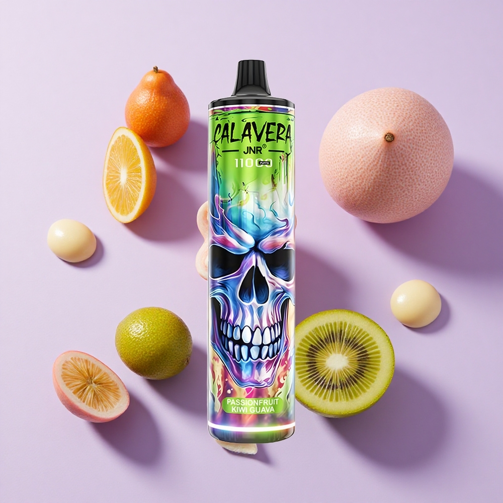 JNR Calavera 11000 Puffs Disposable Vape Passionfruit Kiwi Guava 850mAh 21ml