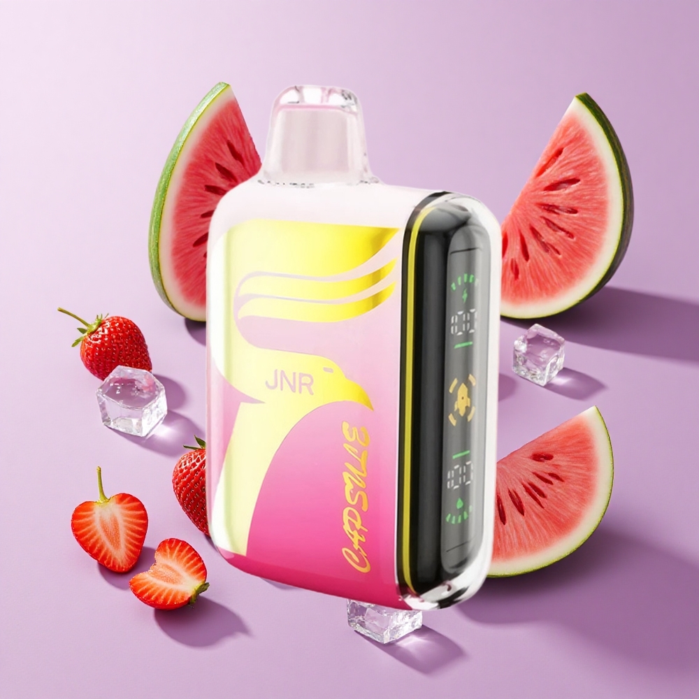 JNR Capsule 15000 Puffs 20ml Dual Mesh Strawberry Watermelon Ice
