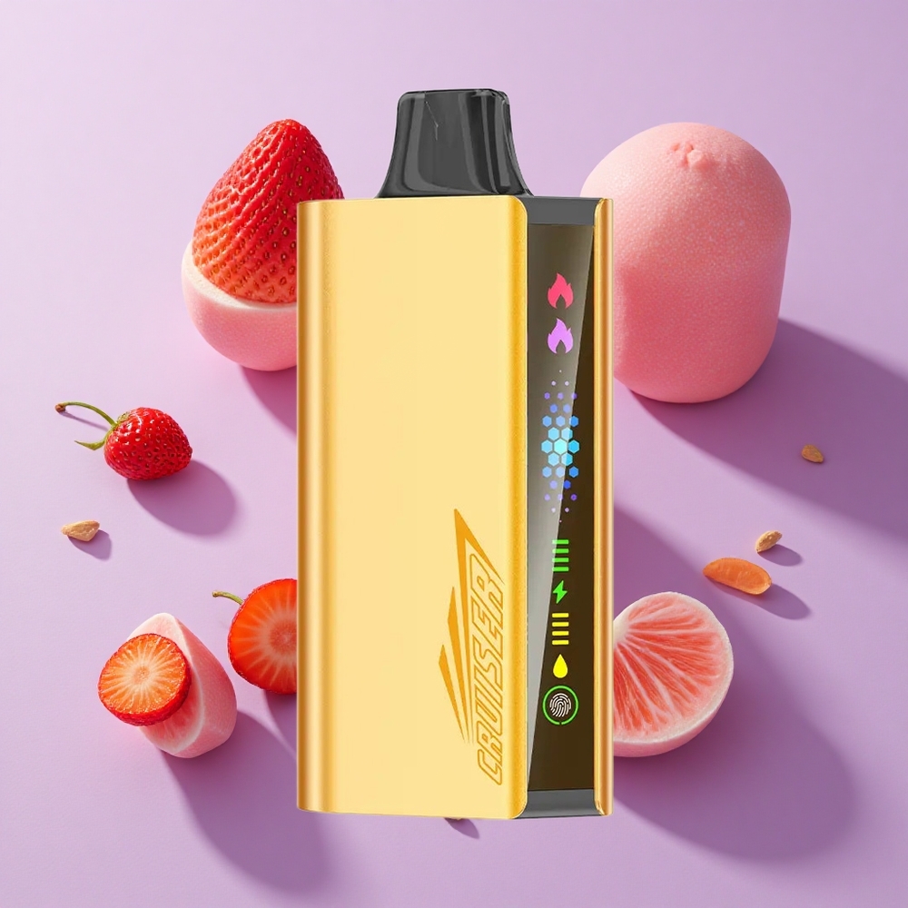 JNR Cruiser 12000 Puffs Built-in Battery Disposable Vape Chupa Chups Strawberry