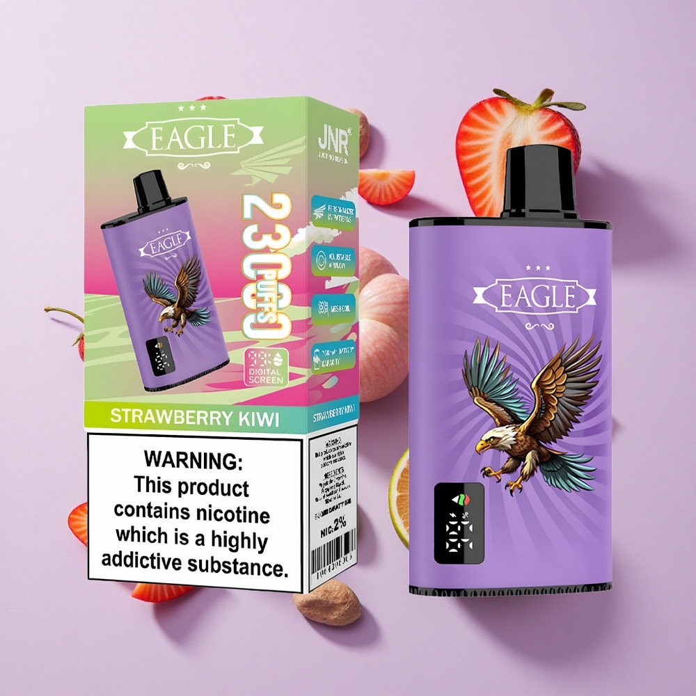 JNR EAGLE Smart 23000 Puffs Adjustable Airflow Disposable Vape Strawberry Kiwi