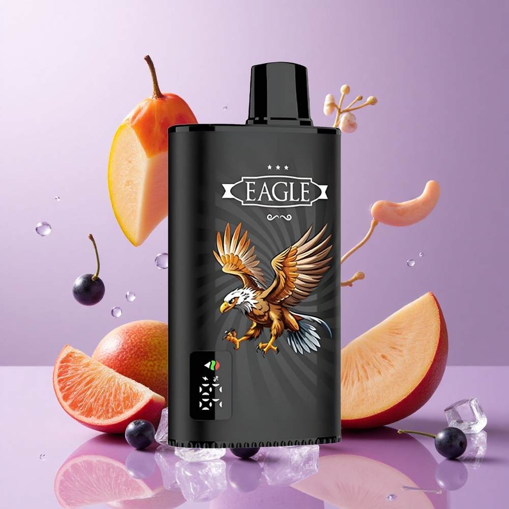 JNR EAGLE Smart 23000 Puffs Disposable Vape Blackcurrant Mango Ice with Digital Screen & 1.0ohm Mesh Coil