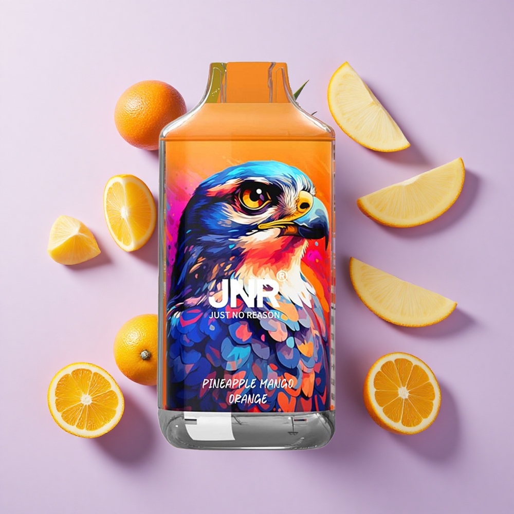 JNR Falcon 16000 Puffs 22ml Dual Mesh Pineapple Mango Orange