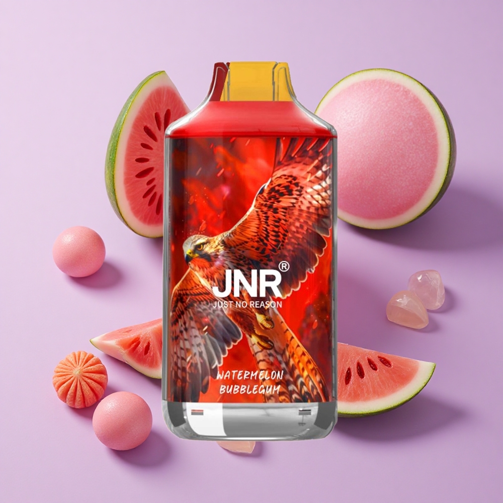 JNR Falcon 16000 Puffs 22ml Dual Mesh Watermelon Bubblegum