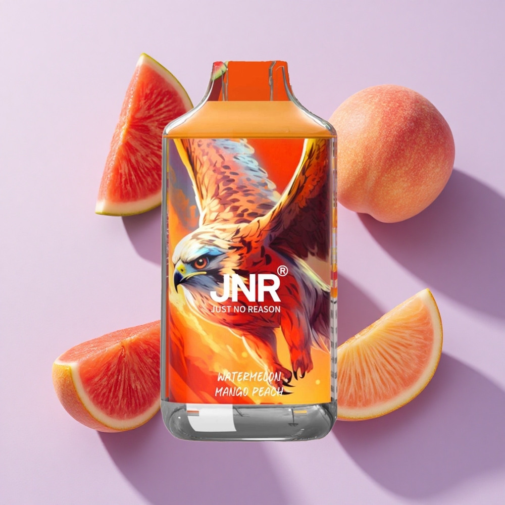 JNR Falcon 16000 Puffs 22ml Dual Mesh Watermelon Mango Peach