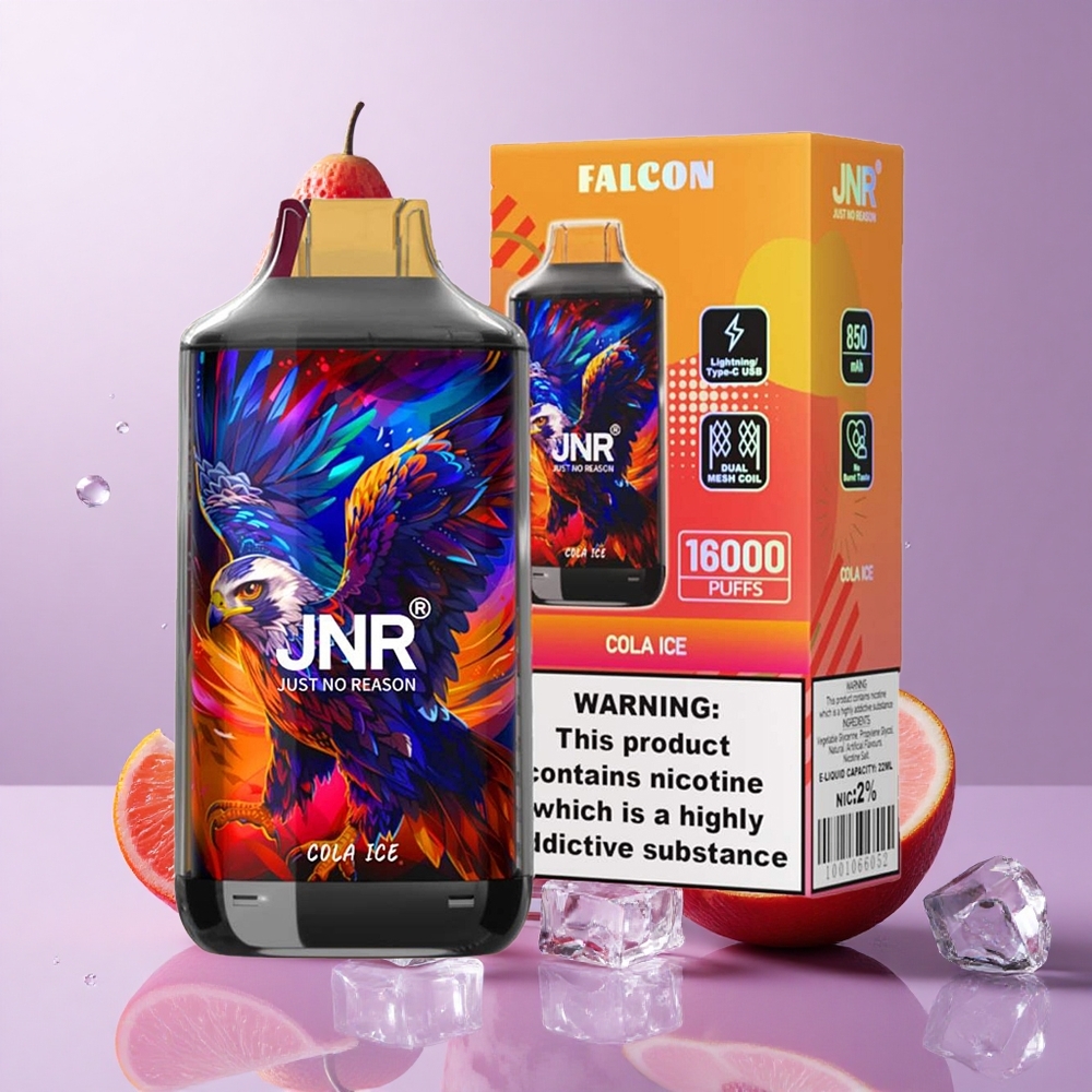 JNR Falcon 16000 Puffs Dual Mesh Cola Ice