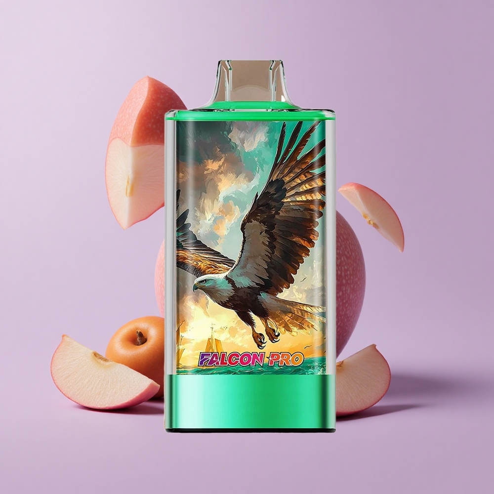 JNR Falcon Pro 28000 Disposable Vape 30ml Double Apple Smart Display