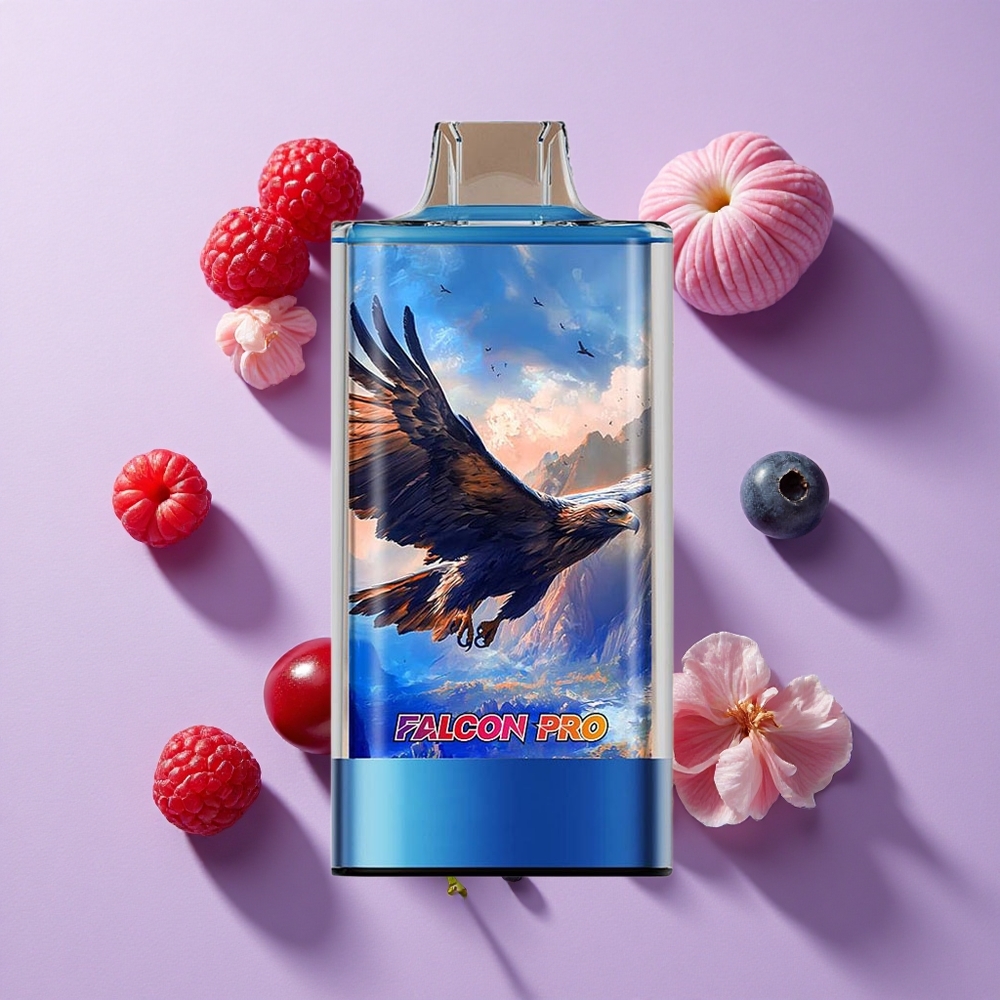 JNR Falcon Pro 28000 Disposable Vape Blueberry Raspberry Cherry 30ml 5% Nicotine