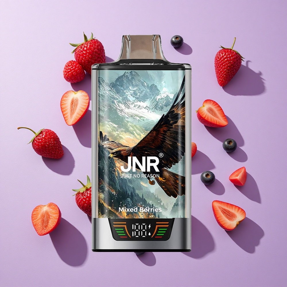 JNR Falcon Pro 28000 Disposable Vape Mixed Berries with Dual Mesh Coil