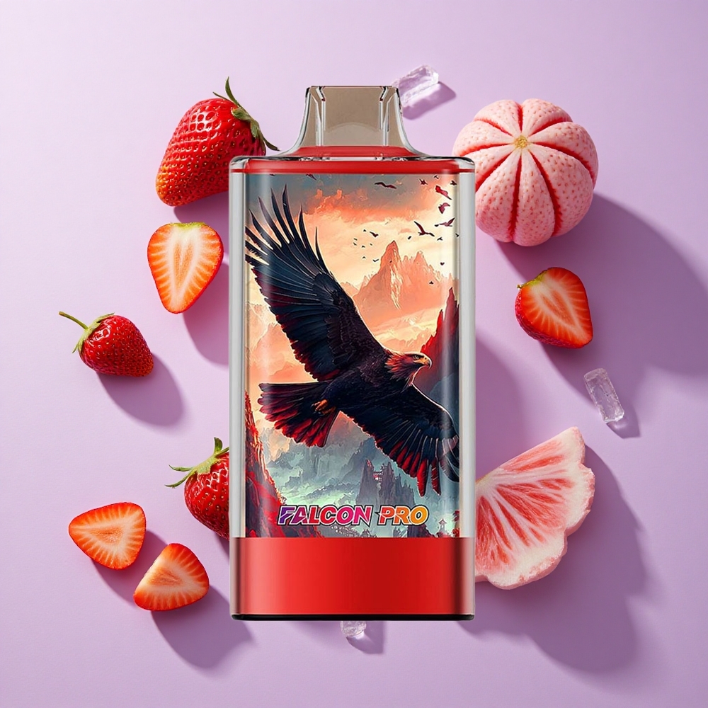 JNR Falcon Pro 28000 Disposable Vape Strawberry Ice Dual Mesh