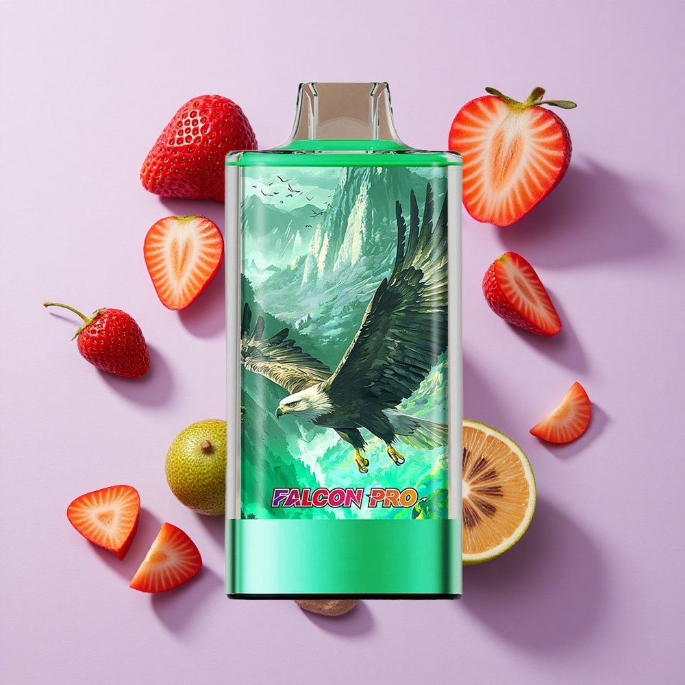 JNR Falcon Pro 28000 Disposable Vape Strawberry Kiwi USB-C Dual Mesh