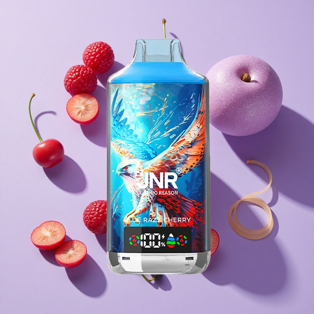 JNR Falcon X 18000 Puffs 24ml Dual Mesh Blue Razz Cherry
