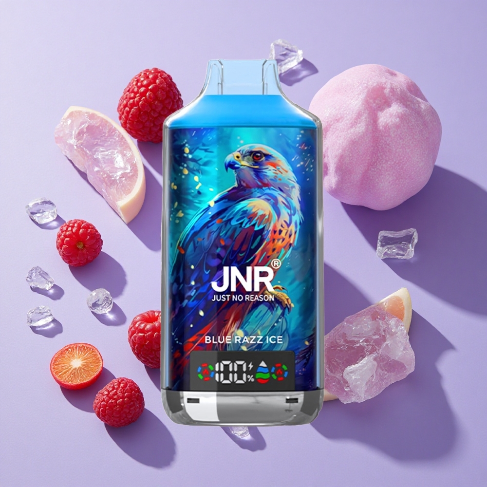 JNR Falcon X 18000 Puffs 24ml Dual Mesh Blue Razz Ice