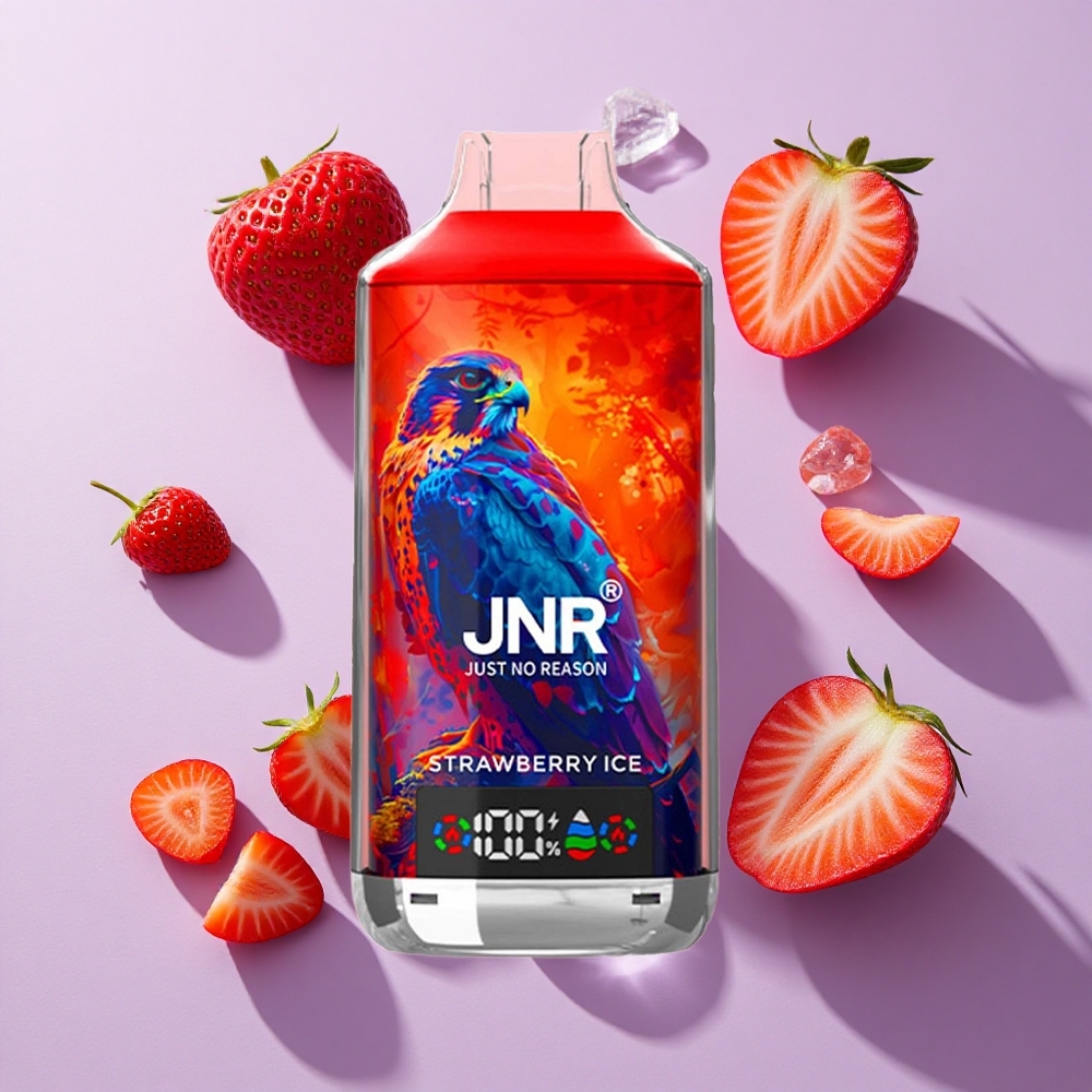 JNR Falcon X 18000 Puffs 24ml Dual Mesh Strawberry Ice