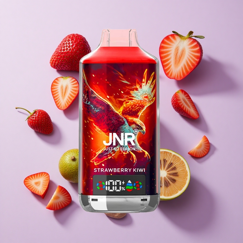 JNR Falcon X 18000 Puffs 24ml Dual Mesh Strawberry Kiwi