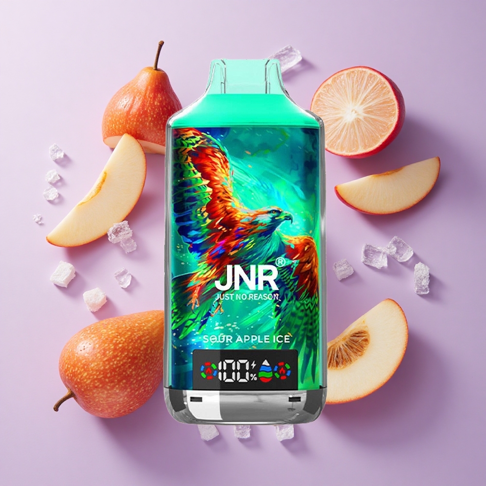 JNR Falcon X 18000 Puffs Dual Mesh 24ml Sour Apple Ice