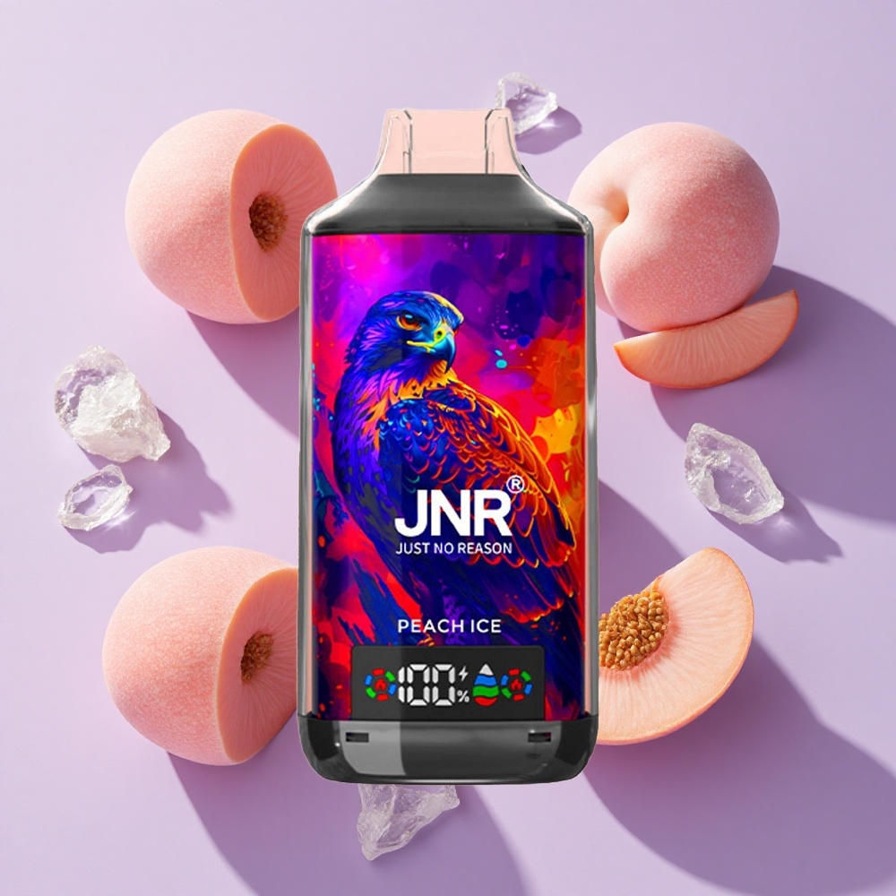 JNR Falcon X 18000 Puffs Dual Mesh Peach Ice