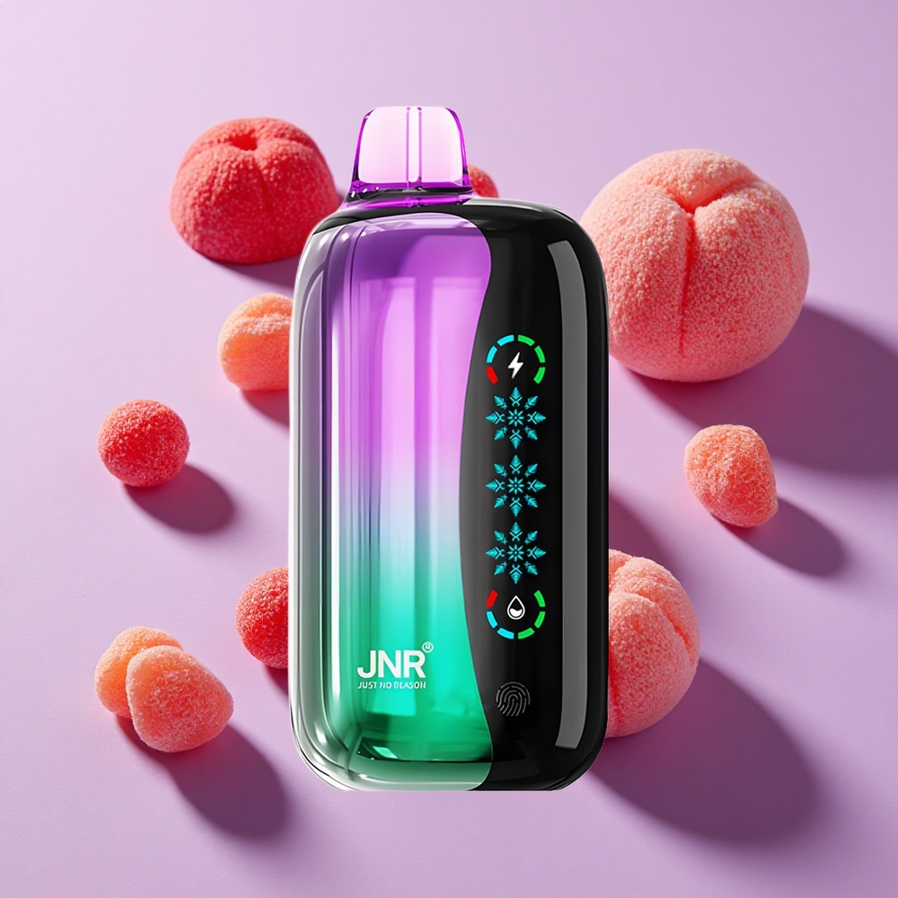JNR Flex Ice 21000 Puffs Adjustable Airflow Disposable Vape Sour Cherry Gummies