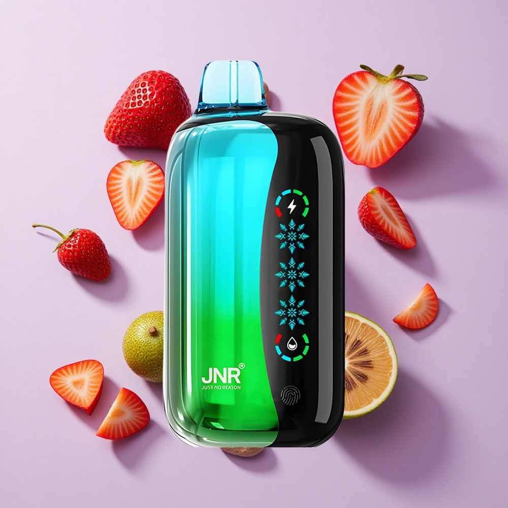 JNR Flex Ice 21000 Puffs Adjustable Airflow Strawberry Kiwi