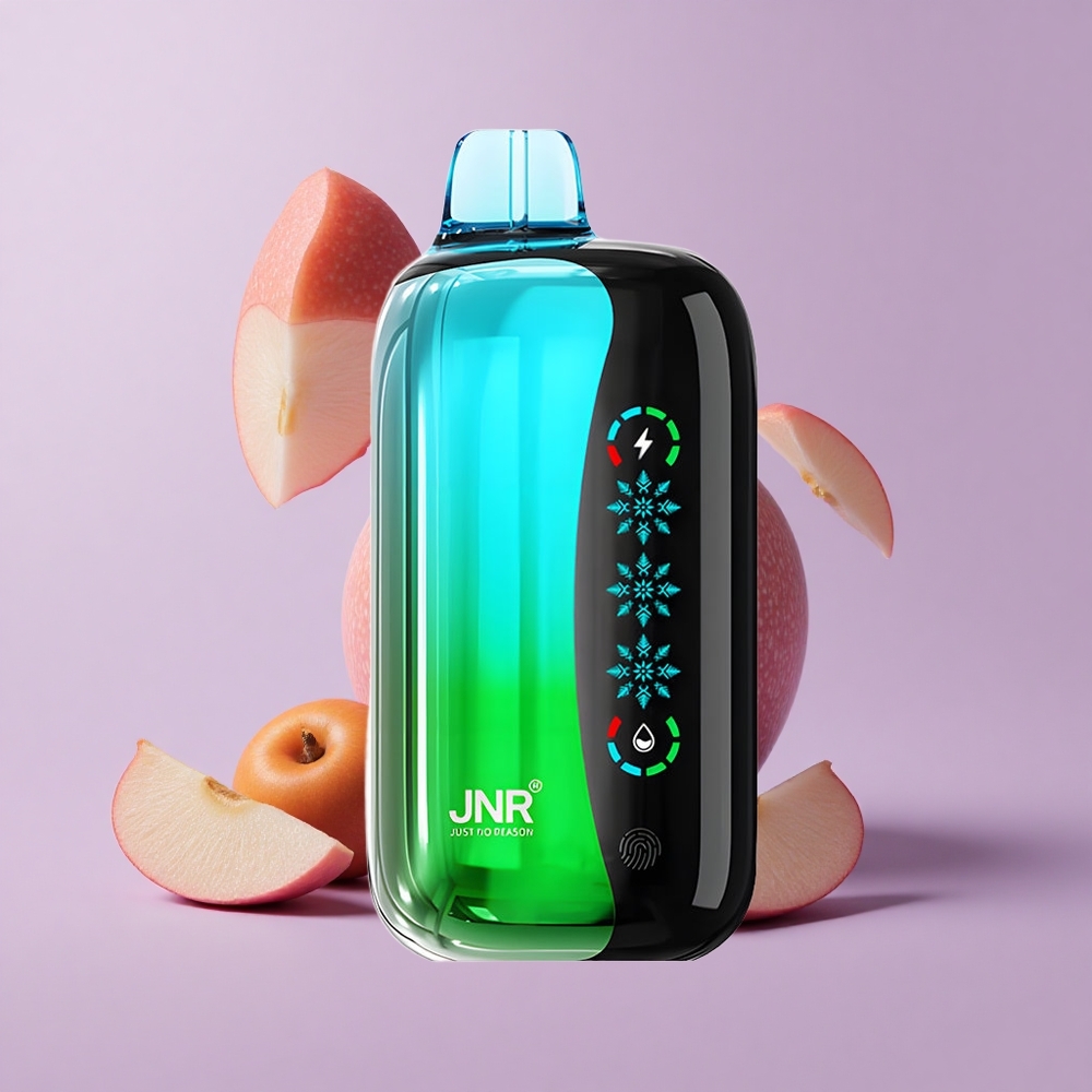 JNR Flex Ice 21000 Puffs Disposable Vape Double Apple with Touch Screen & Type-C Charging