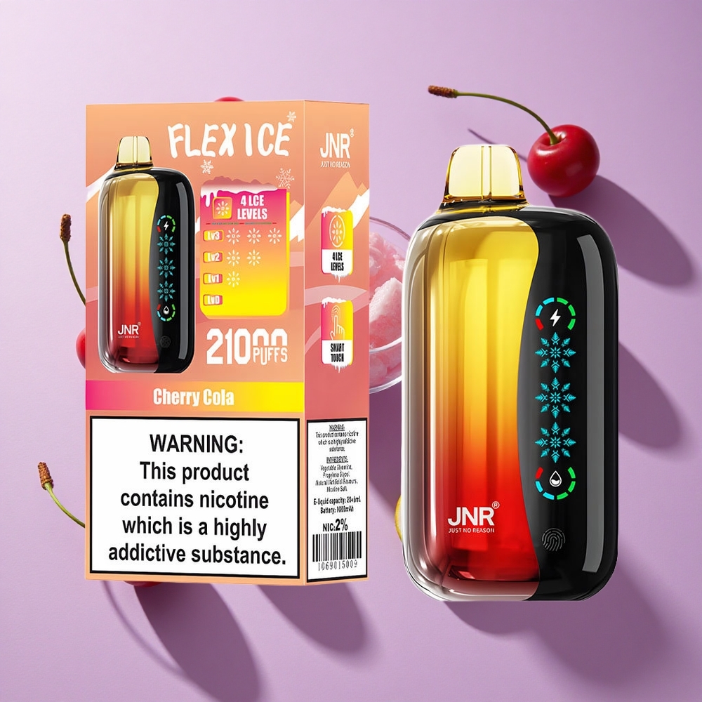 JNR Flex Ice 21000 Puffs Touch Screen Cherry Cola