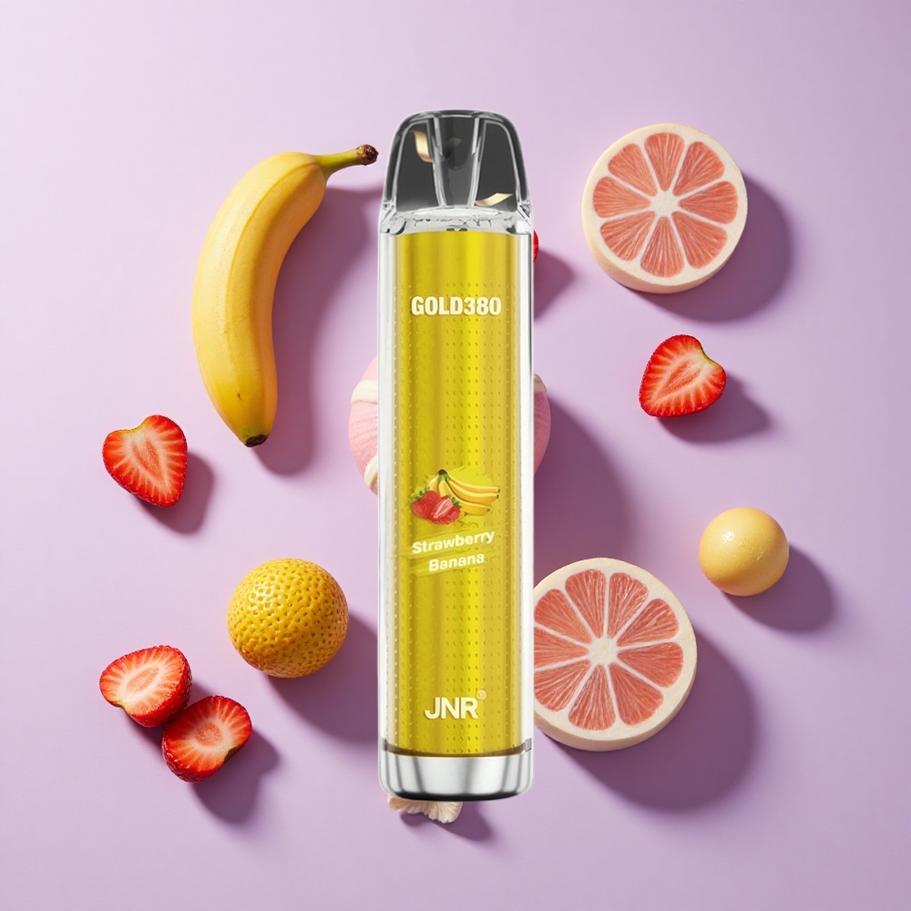 JNR Gold380 6000 Puffs 13ml Disposable Vape Strawberry Banana