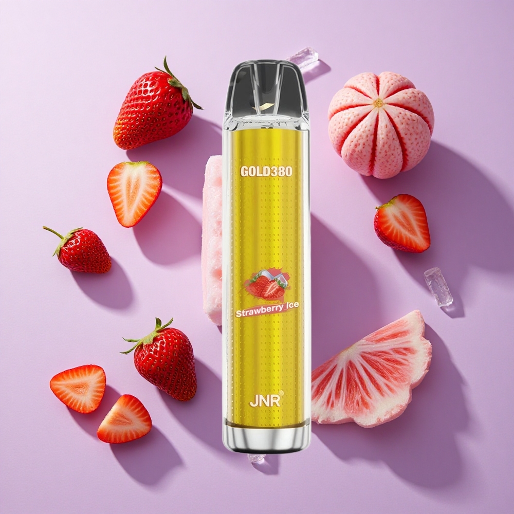 JNR Gold380 6000 Puffs 13ml Disposable Vape Strawberry Ice