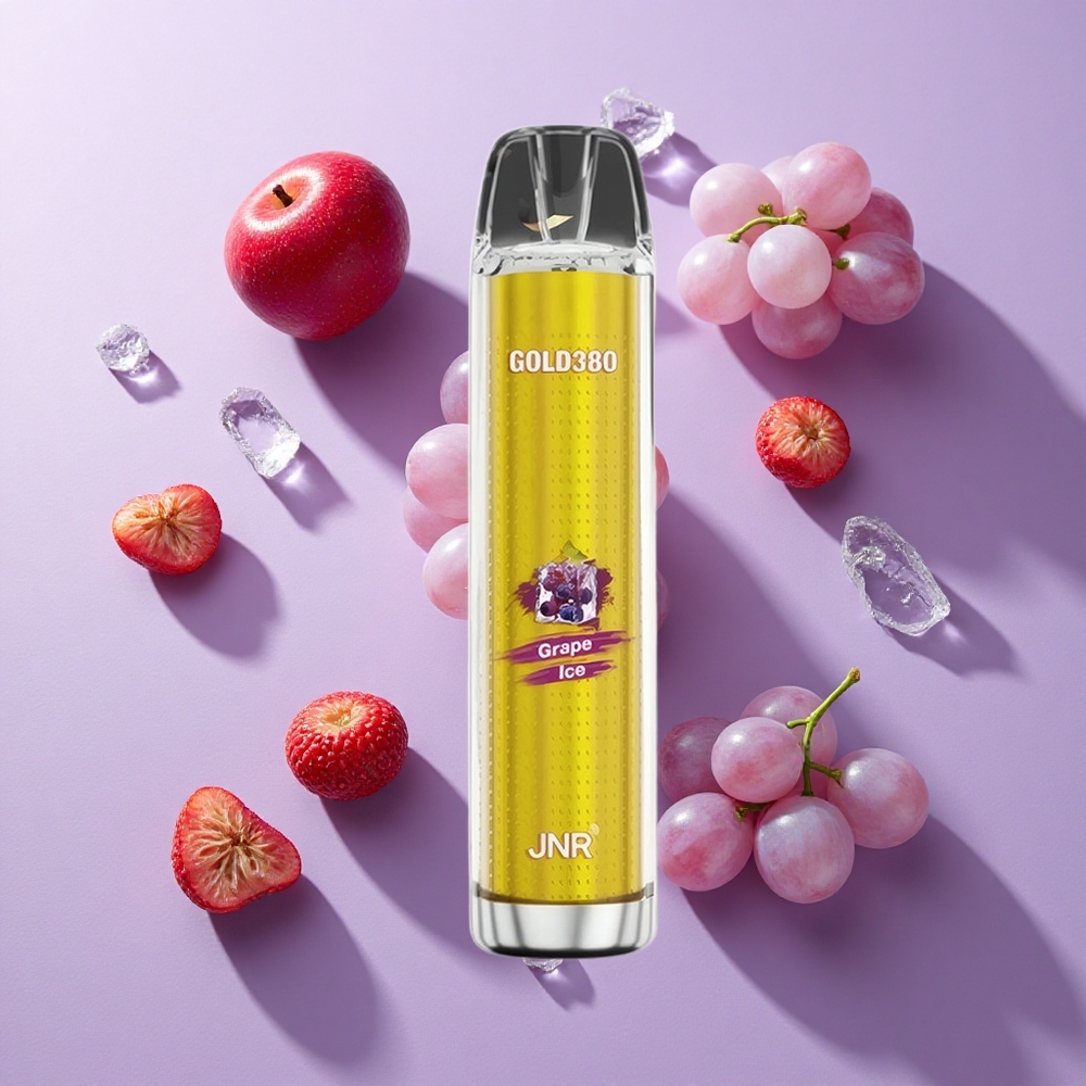 JNR Gold380 6000 Puffs Disposable Vape Grape Ice 13mL