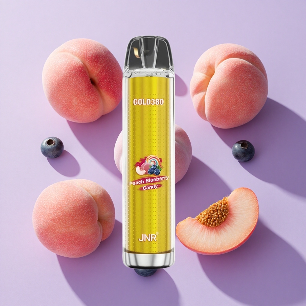 JNR Gold380 6000 Puffs Peach Blueberry Disposable Vape