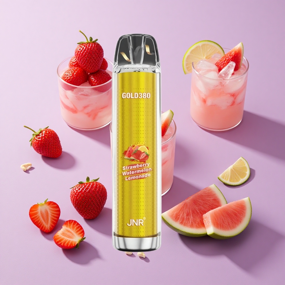 JNR Gold380 6000 Puffs Strawberry Watermelon Lemonade Disposable Vape