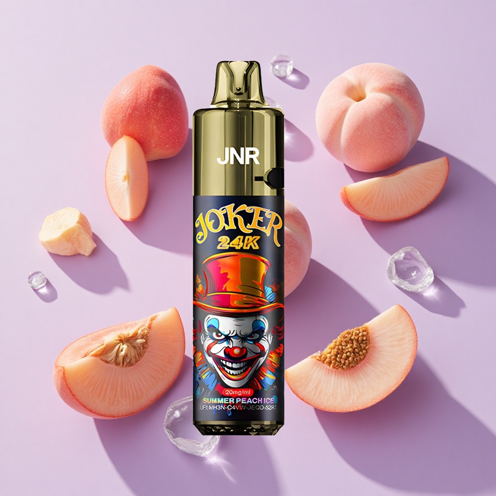 JNR Joker 24K Puffs Disposable Vape Summer Peach Ice 800mAh Type-C