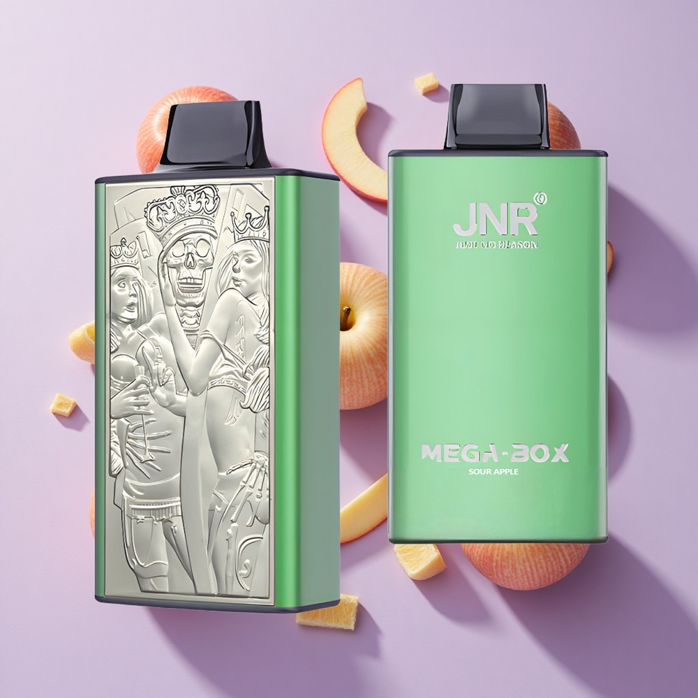 JNR Mega Box 25000 Puffs 30ml Disposable Vape Sour Apple