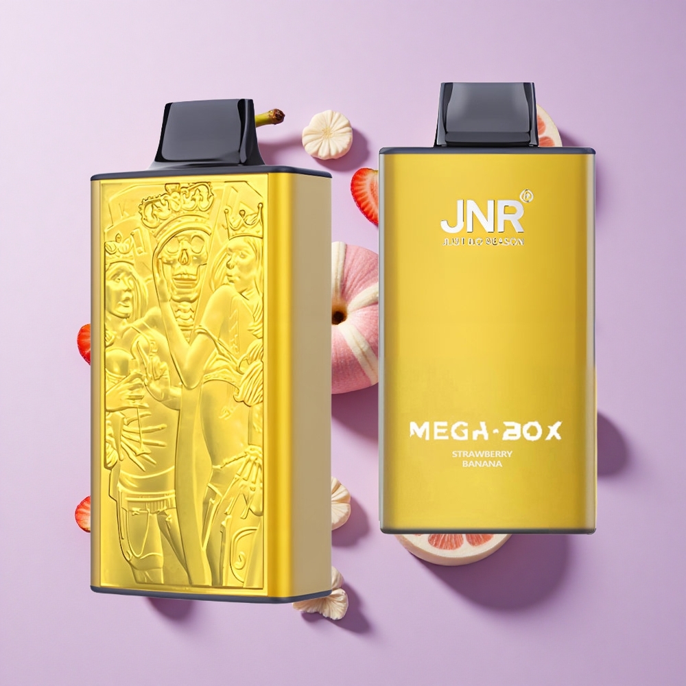 JNR Mega Box 25000 Puffs 30ml Disposable Vape Strawberry Banana