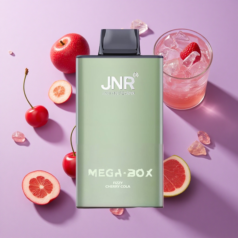 JNR Mega Box 25000 Puffs Disposable Vape Dual Mesh Fizzy Cherry Cola