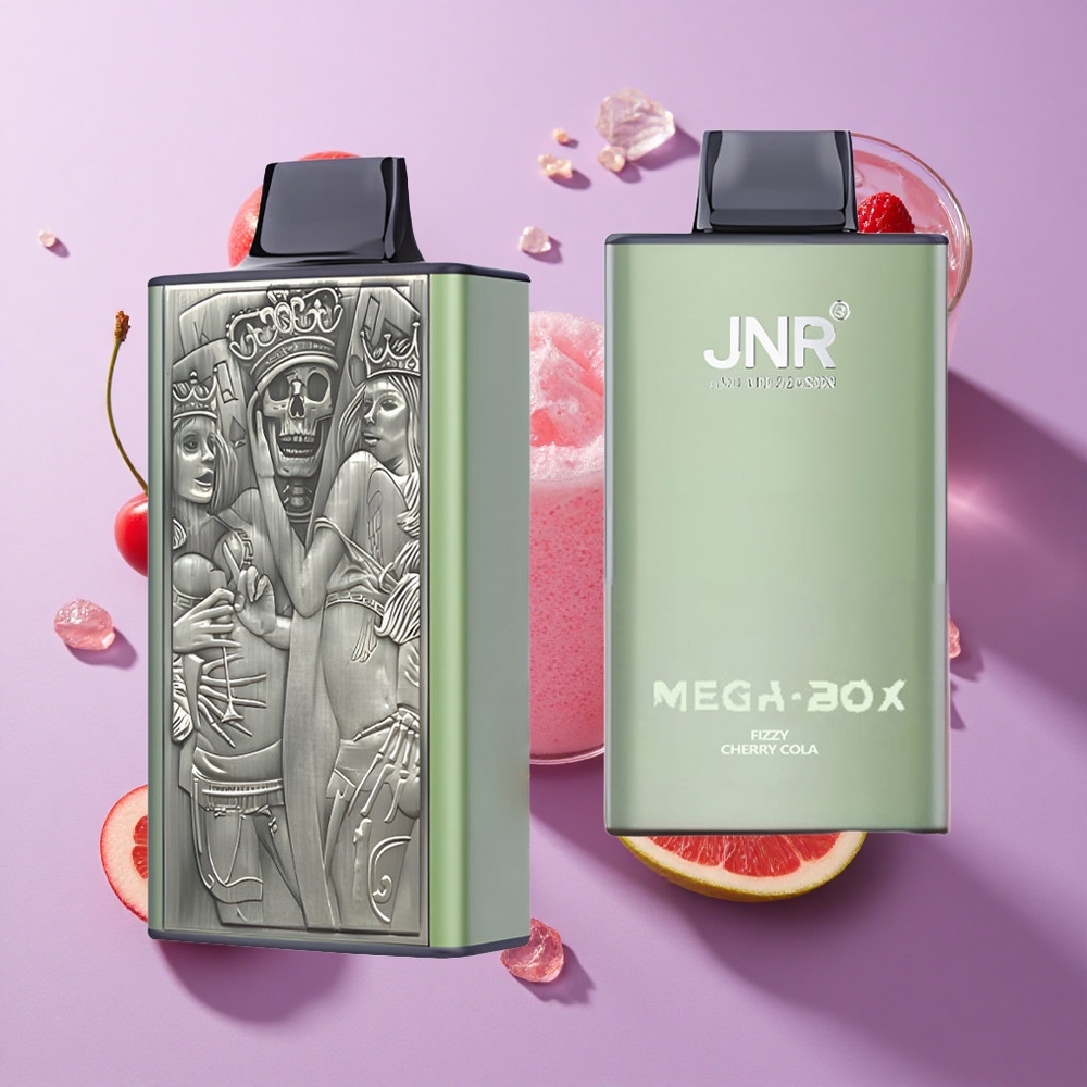 JNR Mega Box 25000 Puffs Disposable Vape Dual Mesh Fizzy Cherry Cola