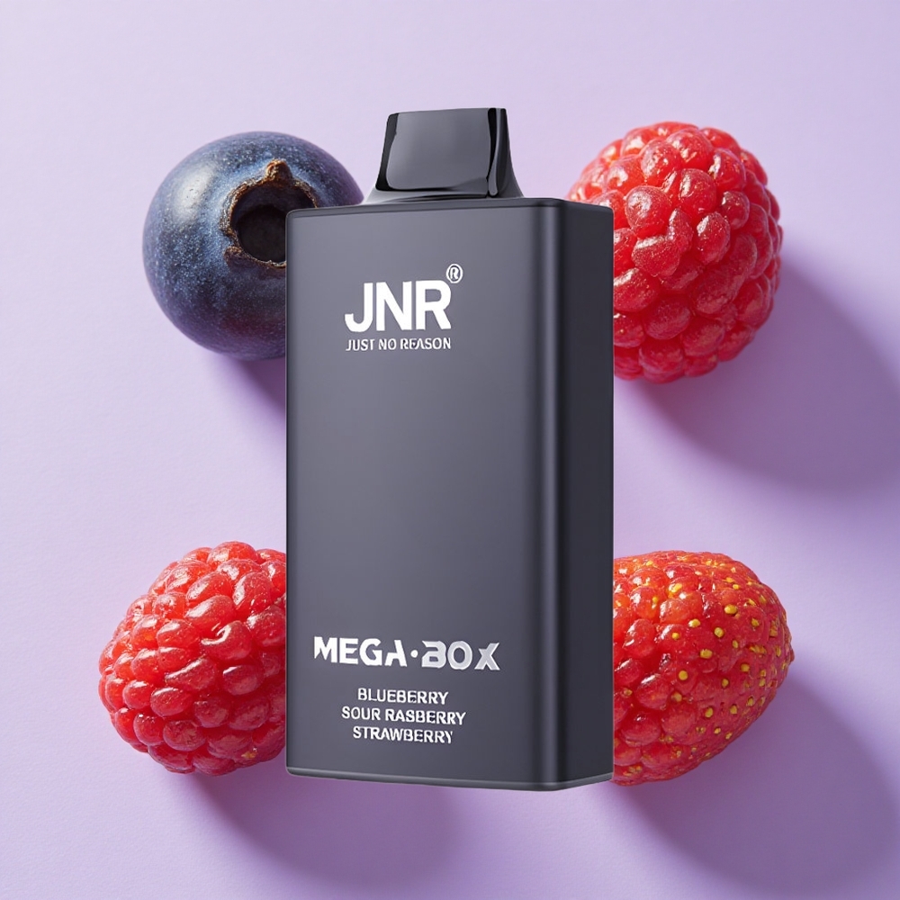 JNR Mega Box 25000 Puffs Dual Mesh Blueberry Sour Raspberry Strawberry