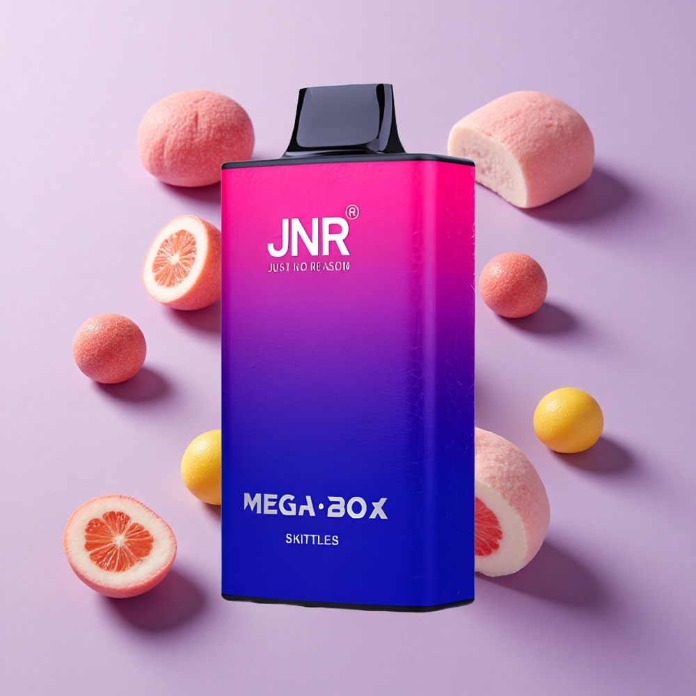 JNR Mega Box 25000 Puffs Dual Mesh Disposable Vape Skittles
