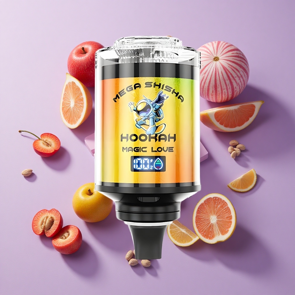 JNR Mega Shisha Hookah 100K 2200mAh Desktop Hookah Magic Love