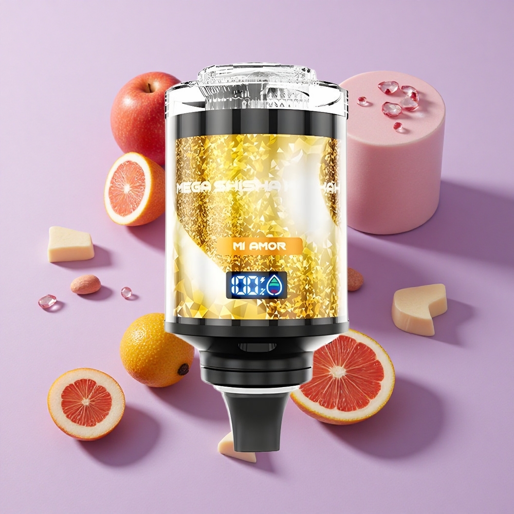 JNR Mega Shisha Hookah 100K Mi Amor with 60ml Capacity & Interactive Screen