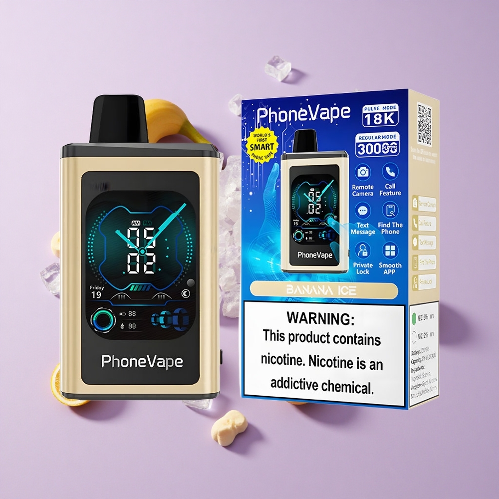 JNR PhoneVape 30000 puffs Turbo Banana Ice
