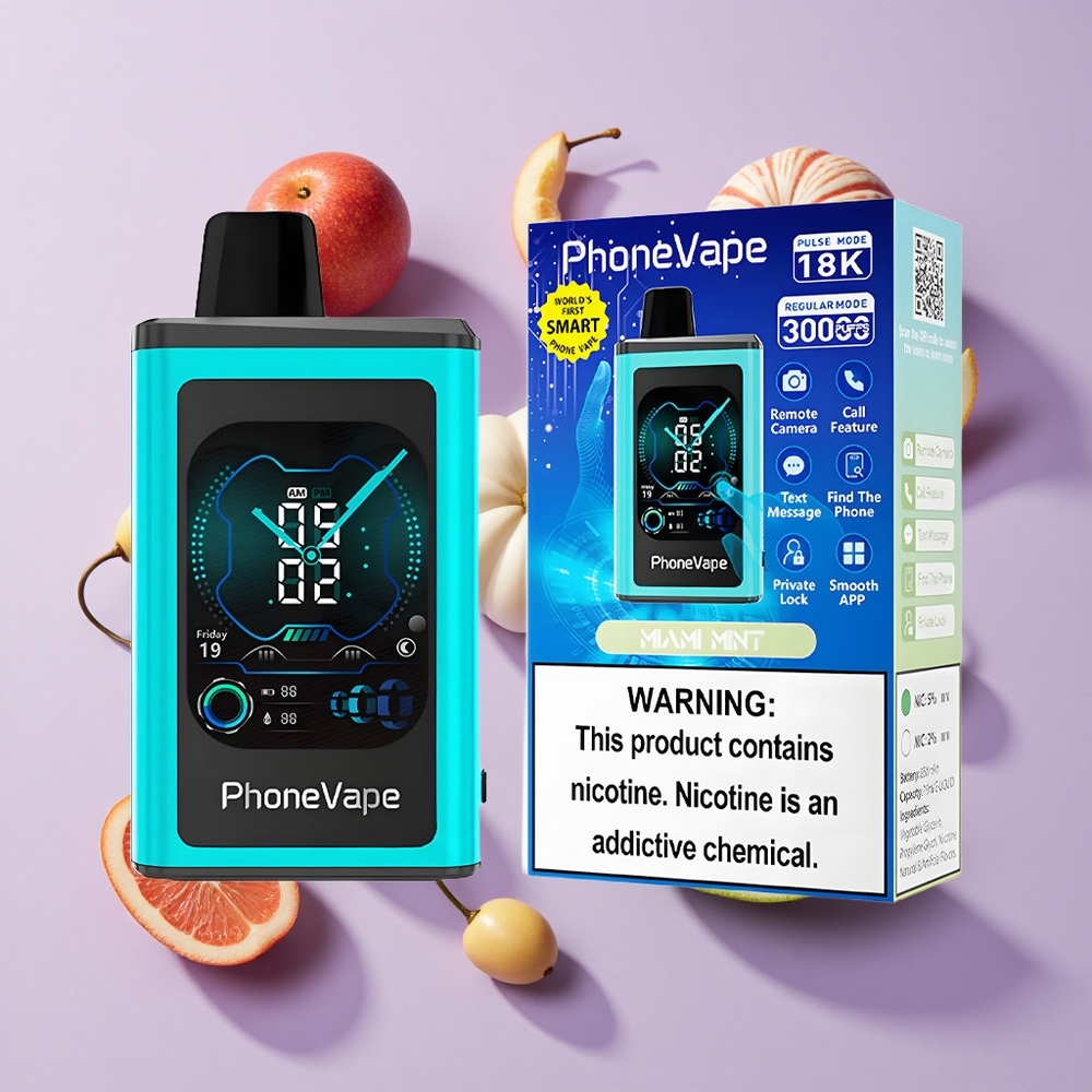 JNR PhoneVape 30000 puffs Turbo Miami Mint