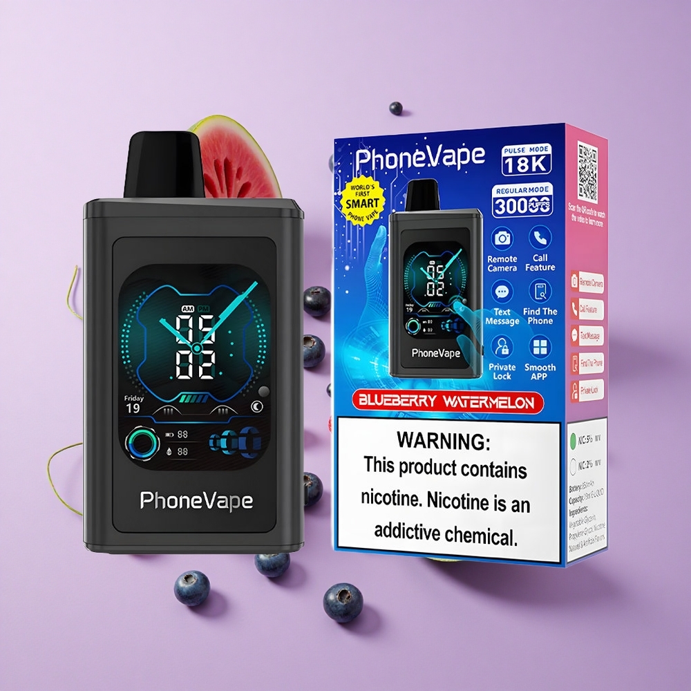 JNR PhoneVape 30000 puffs Turbo Mode Blueberry Watermelon
