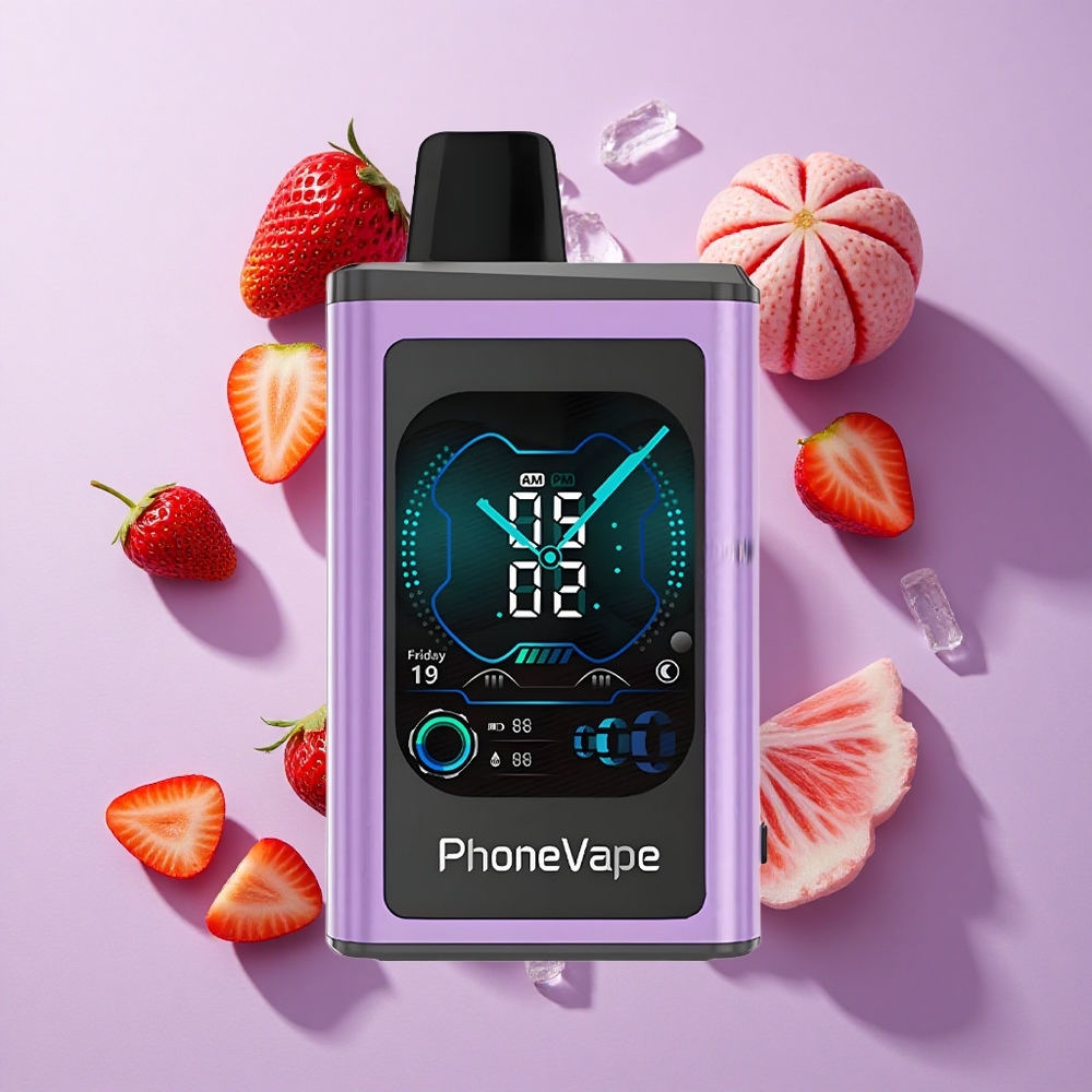 JNR PhoneVape 30000 puffs Turbo Strawberry Ice Disposable Vape