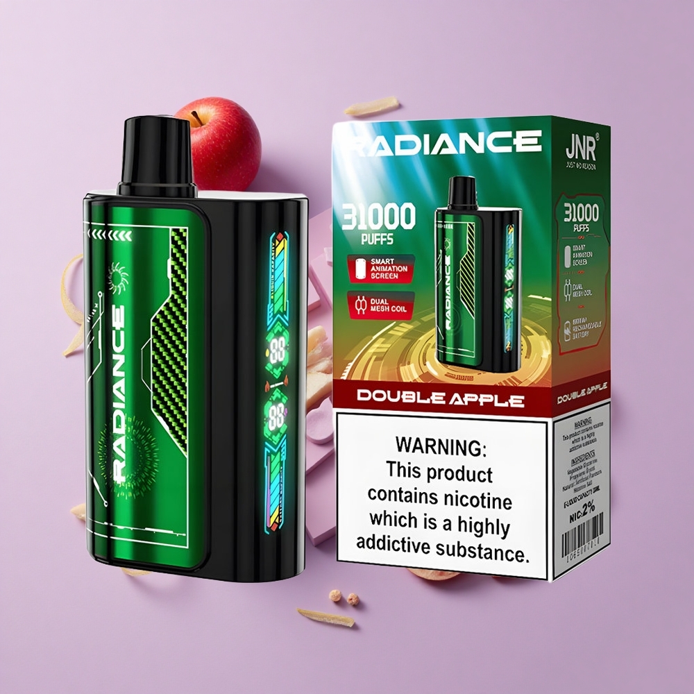 JNR Radiance 31000 Puffs Dual Mesh Double Apple