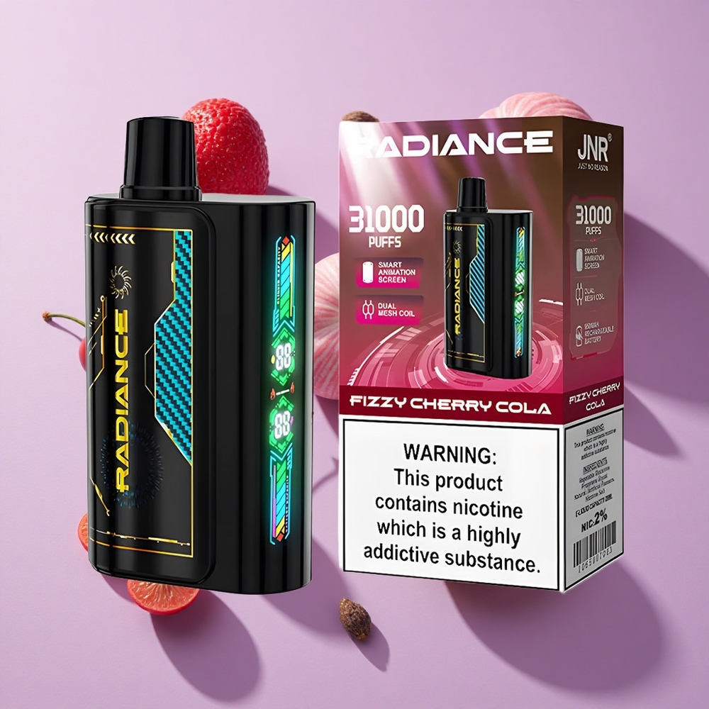 JNR Radiance 31000 Puffs Dual Mesh Fizzy Cherry Cola
