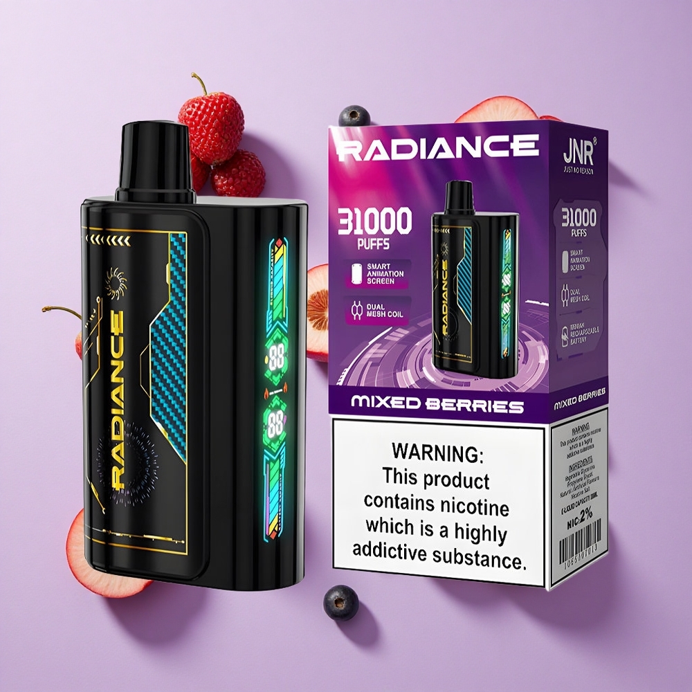 JNR Radiance 31000 Puffs Dual Mesh Mixed Berries Disposable Vape