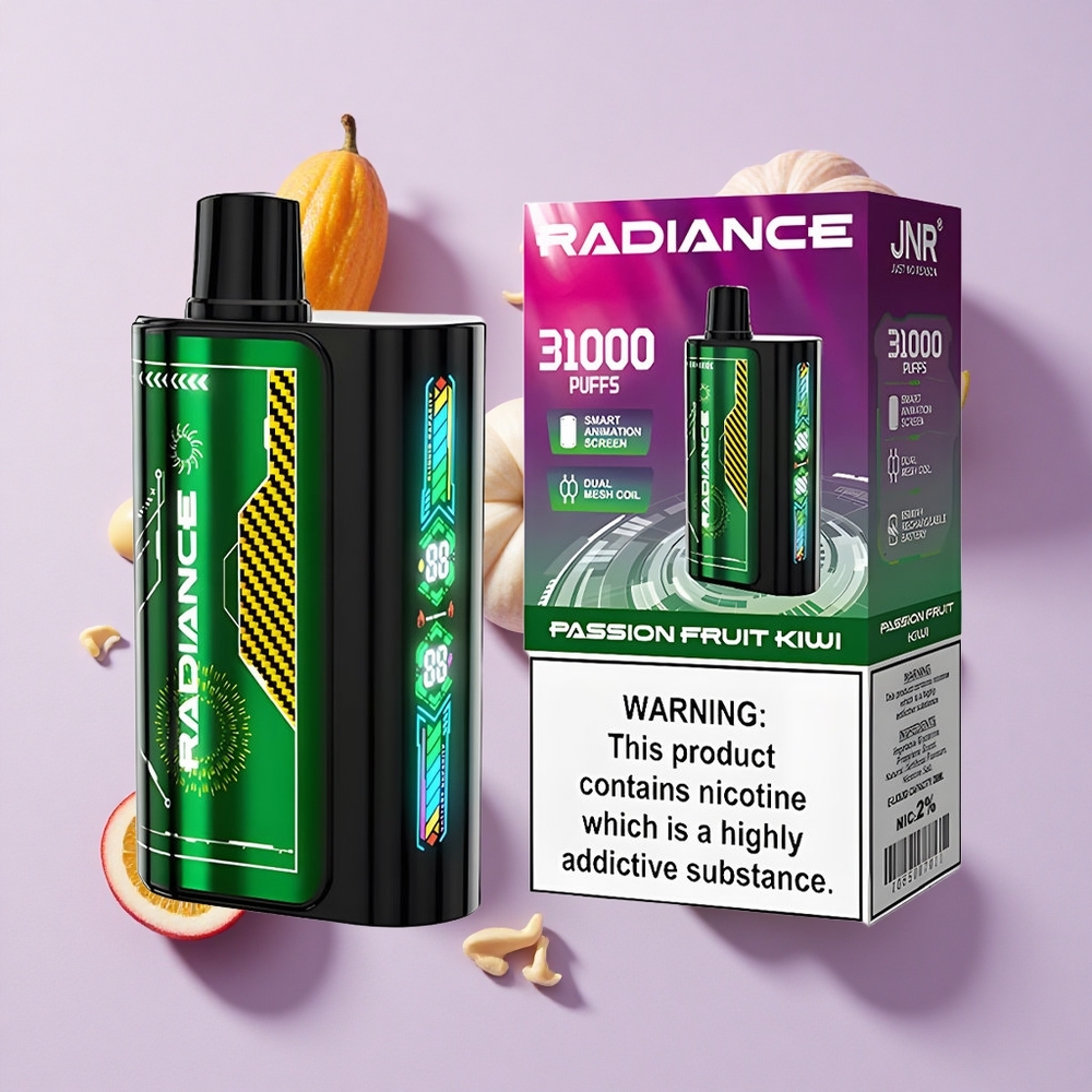 JNR Radiance 31000 Puffs Dual Mesh Passion Fruit Kiwi