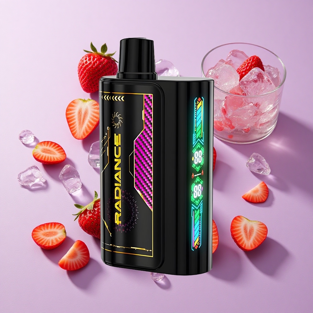 JNR Radiance 31000 Puffs Dual Mesh Strawberry Ice