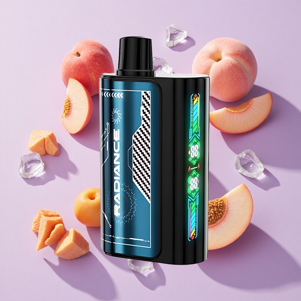 JNR Radiance 31000 Puffs Dual Mesh Summer Peach Ice